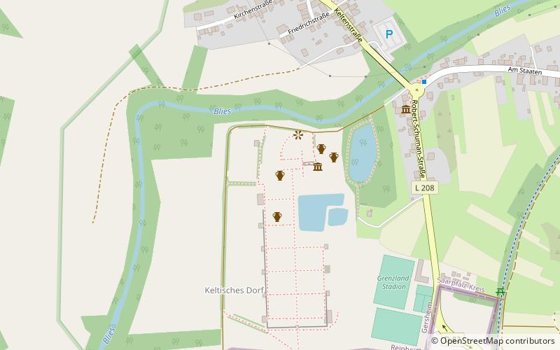 Europäischer Kulturpark Bliesbruck - Reinheim location map