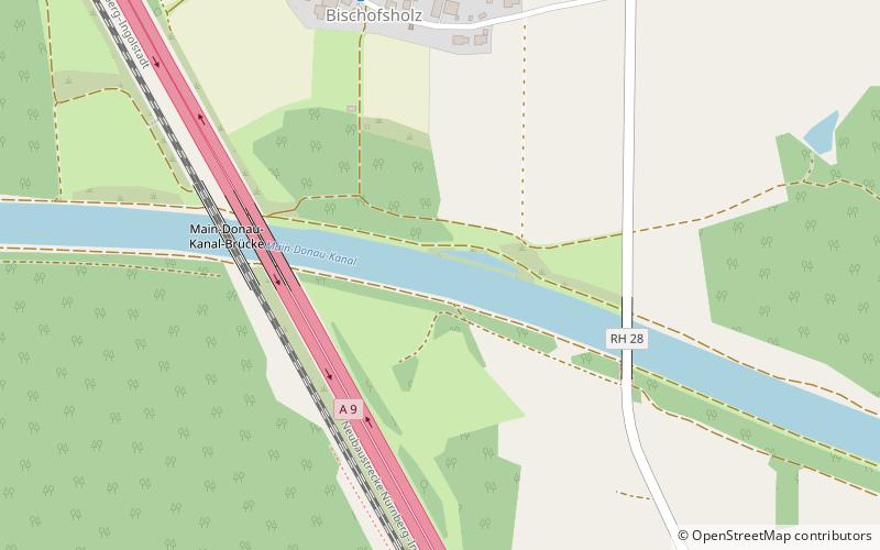 Rhine–Main–Danube Canal location map