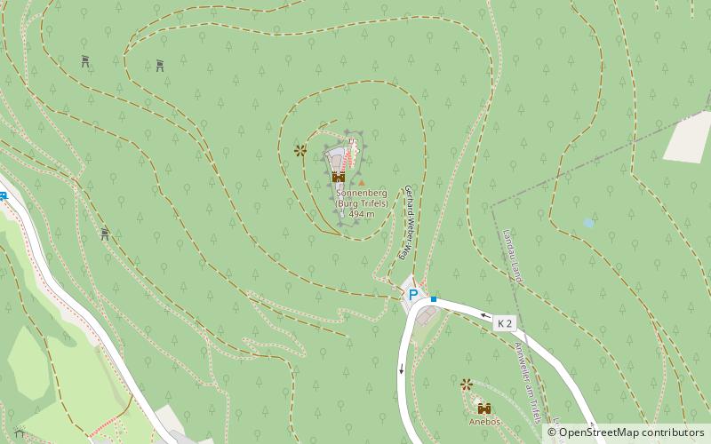 Zamek Trifels location map