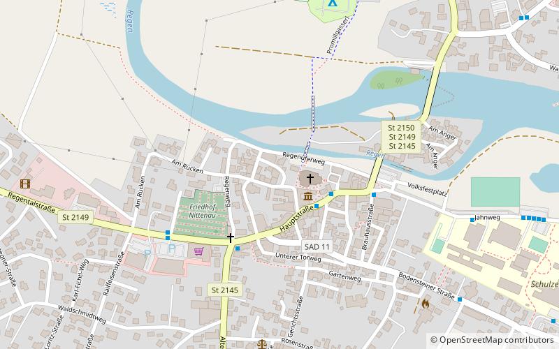 Nittenau location map