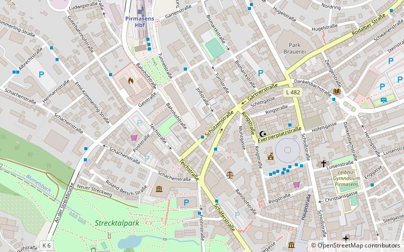 ehemalige hauptpost pirmasens location map