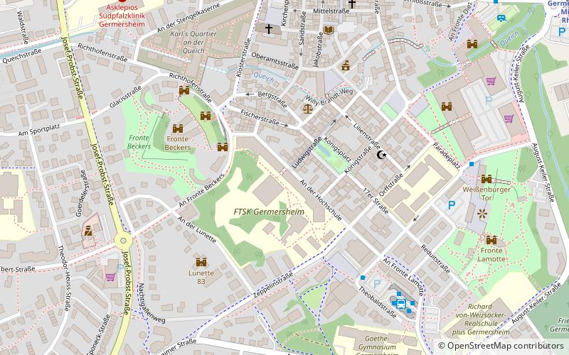 ehem. Seysselkaserne location map