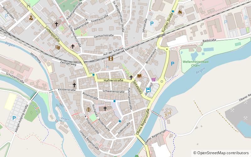 Cham location map