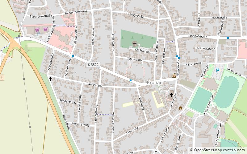 Kronau location map
