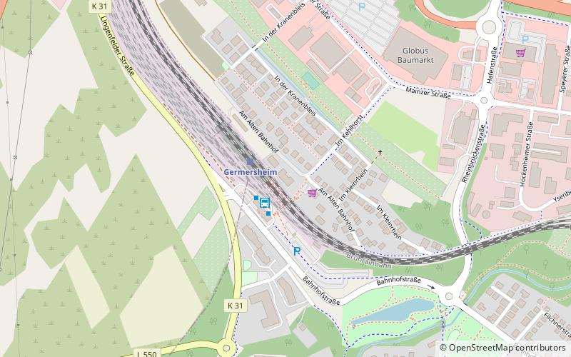 Alter Bahnhof location map