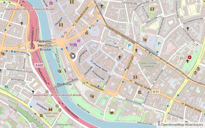 Stadtgalerie Saarbrücken location map