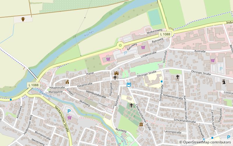 Schloss Neuenstadt location map
