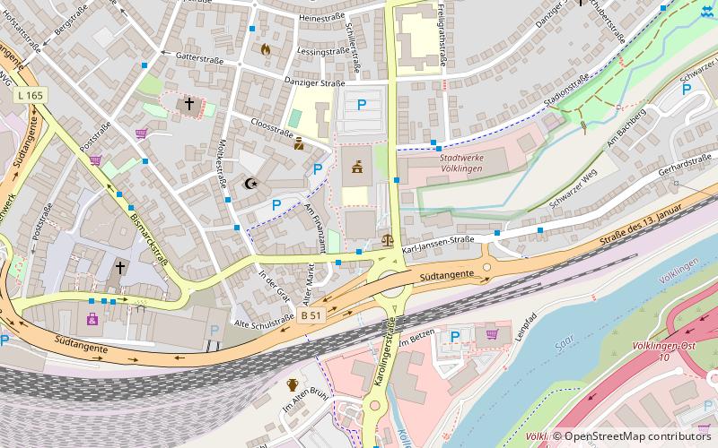 stadtbad volklingen location map