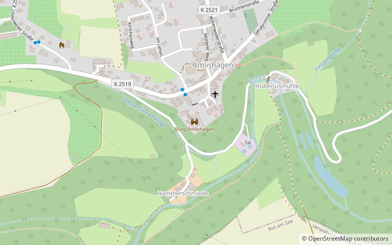 Amlishagen Castle location map