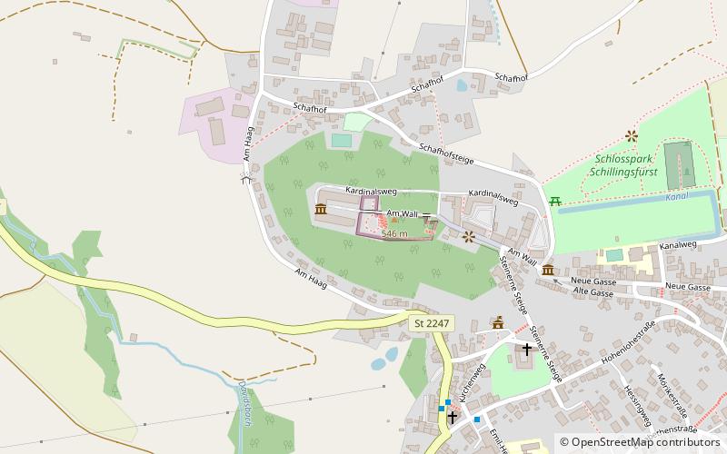 Schloß Schillingsfürst location map