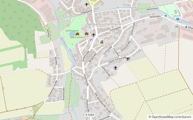 Hoher Turm location map