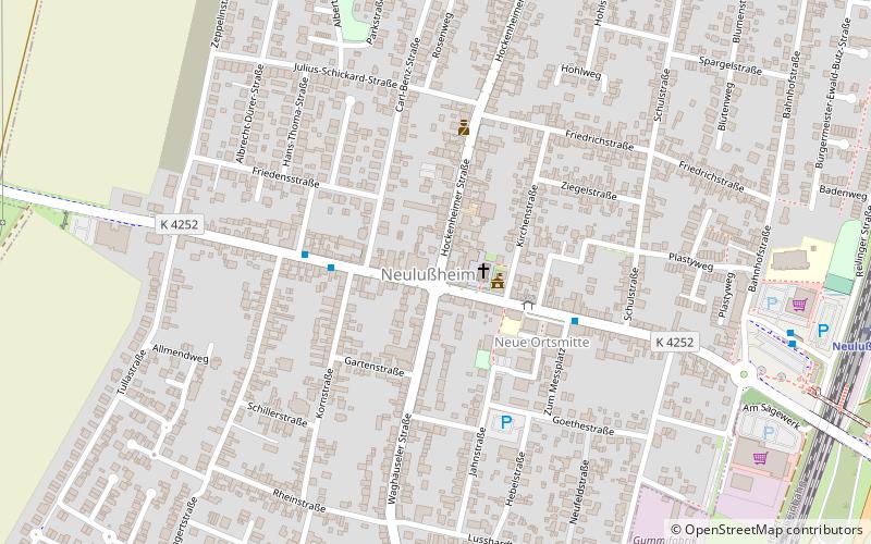 Neulußheim location map