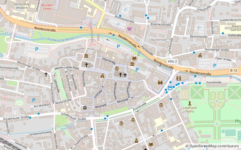 St. Gumbertus location map