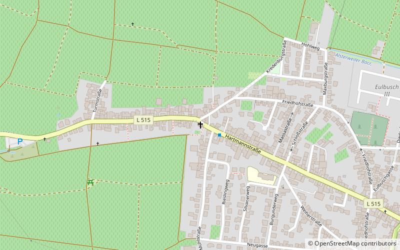 Alsterweiler-Kapelle location map