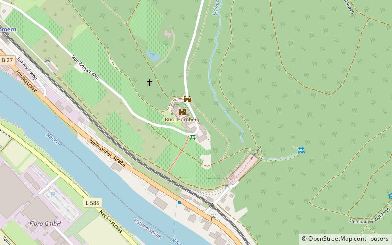 Hornberg Castle location map