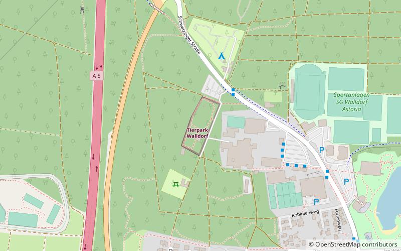 Tierpark Walldorf location map