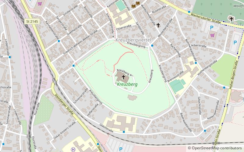 Kreuzberg Church location map