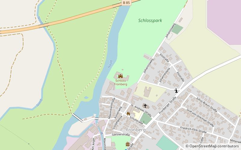 Schloss Fronberg location map