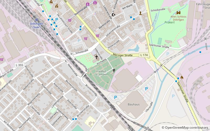 Defrance-Gruft location map