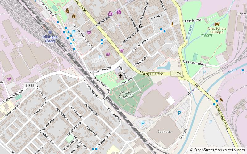 Bodinets-kreuz location map