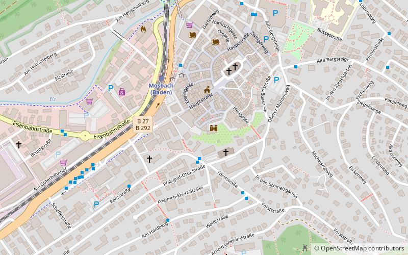 Schloss Mosbach location map