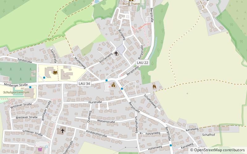 Burgthann location map