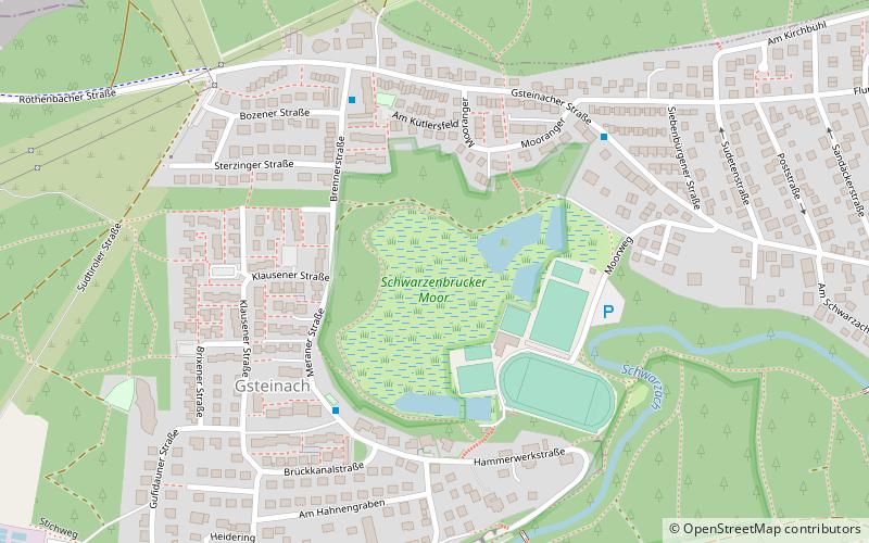 Schwarzenbrucker Moor location map