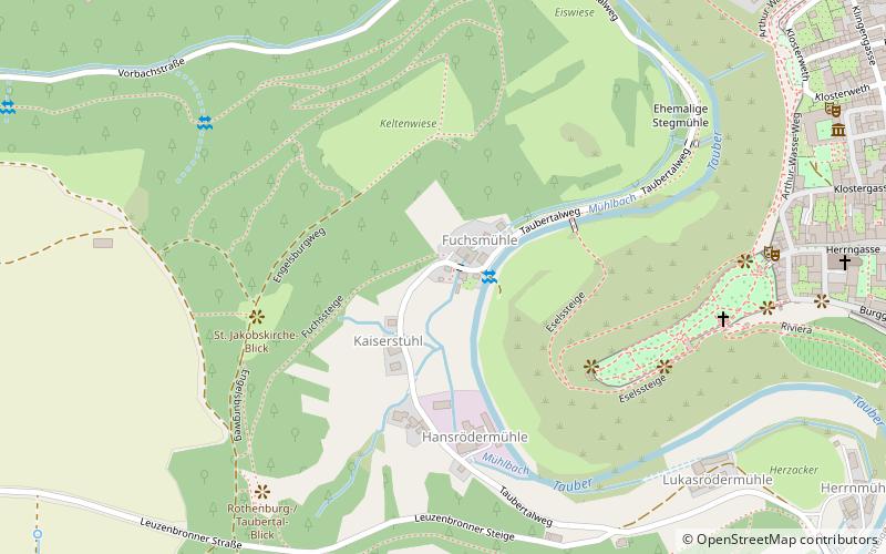 Topplerschlösschen location map