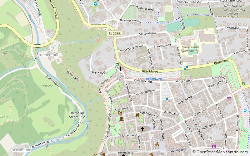 klingentor rothenburg ob der tauber location map