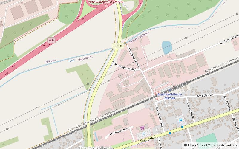 Gmina związkowa Bruchmühlbach-Miesau location map