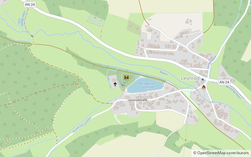 Leonrod Castle location map