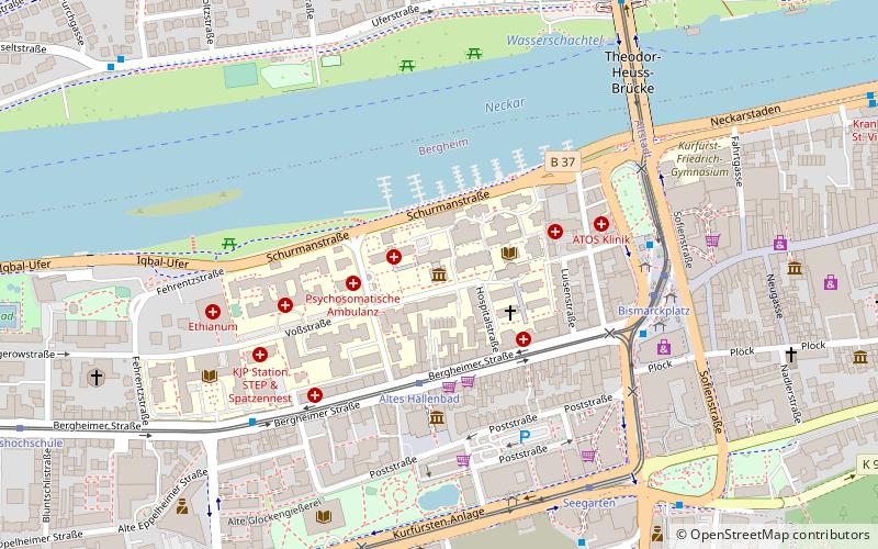 Prinzhorn Collection location map