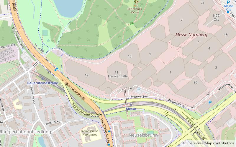 Frankenhalle location map