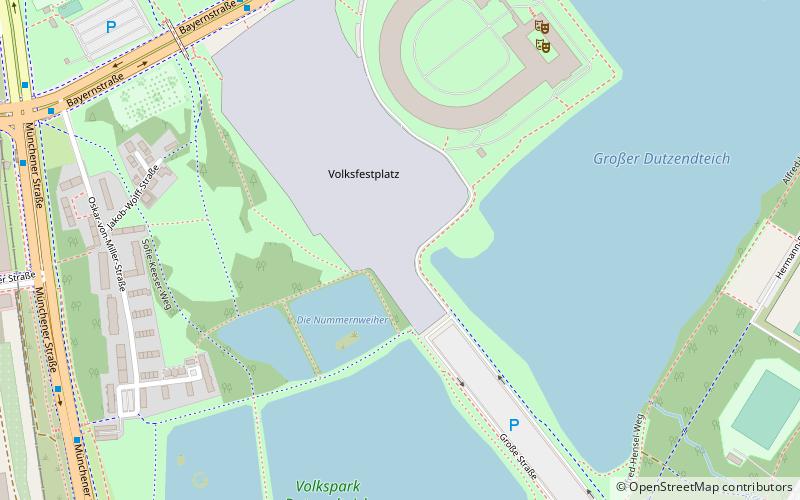 Volkspark Dutzendteich location map