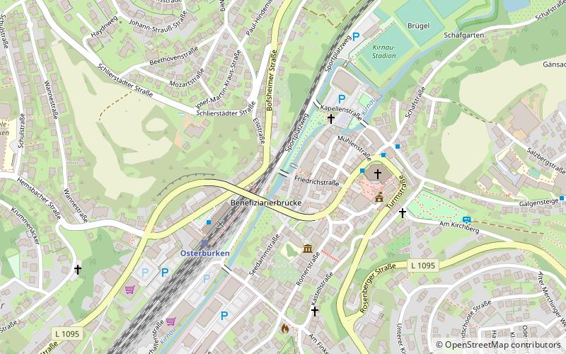 Brückenheiliger location map