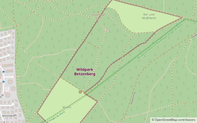 Wildpark Betzenberg location map