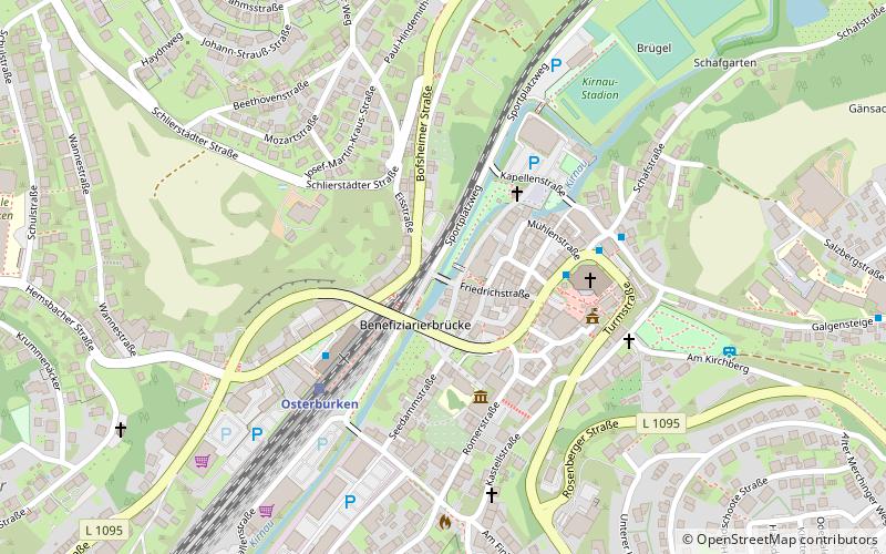 Alte Kirnaubrücke location map