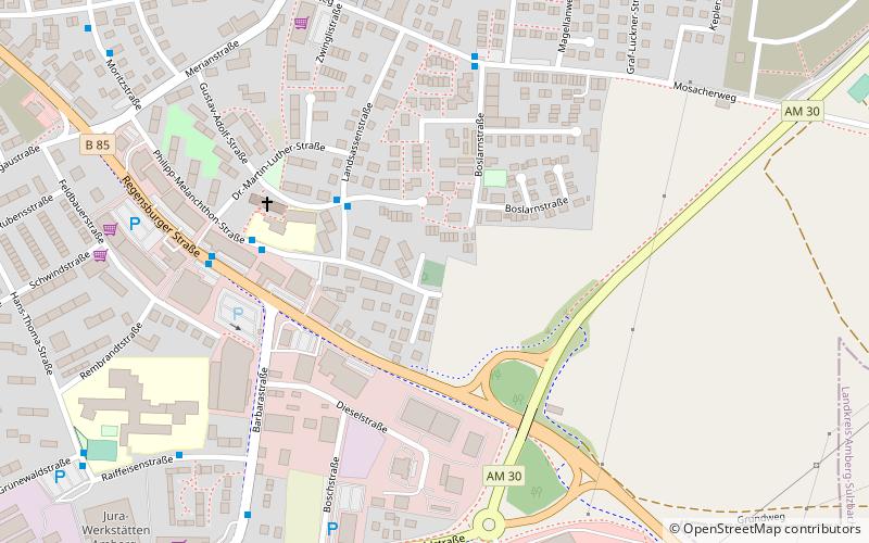 Cmentarz żydowski location map