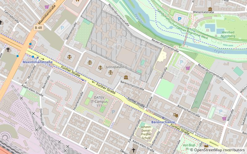 Memorium Nuremberg Trials and Courtroom 600 location map