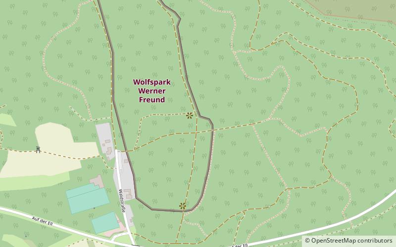 Wolfspark Werner Freund location map