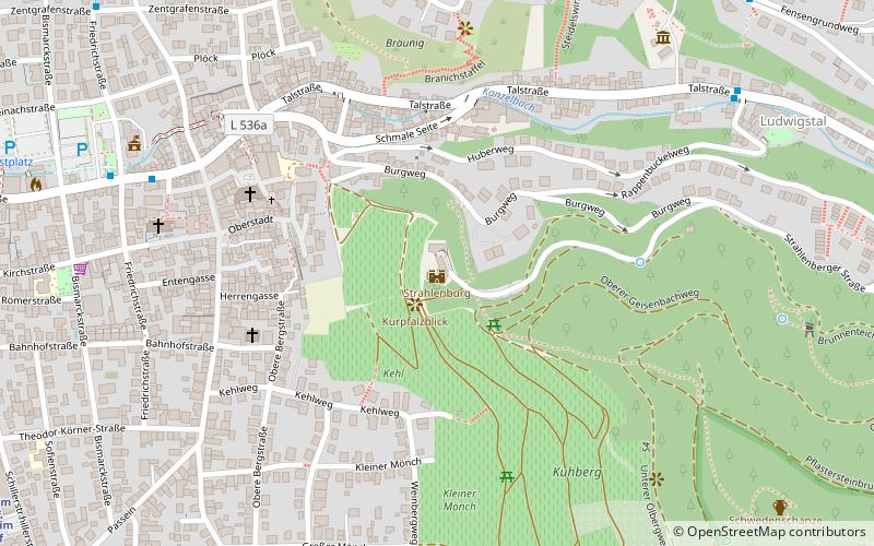 Strahlenburg location map