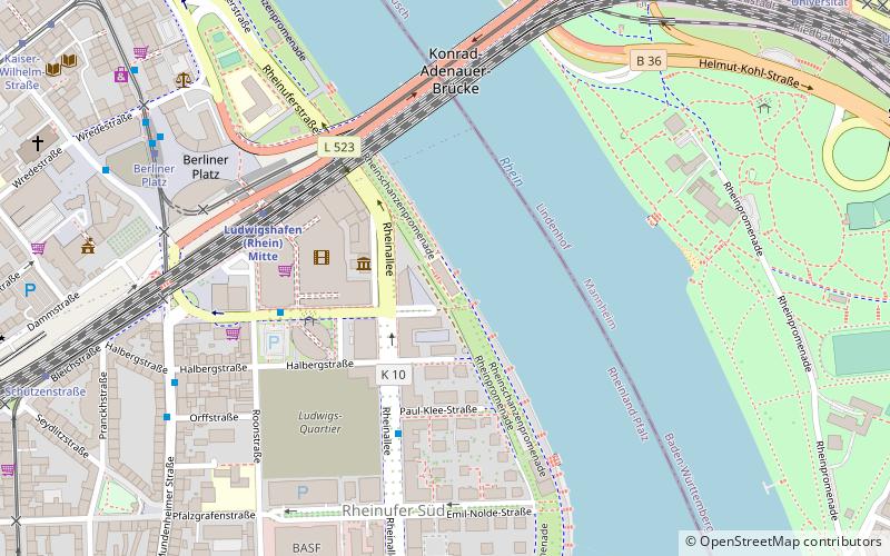 Ostasieninstitut der Hochschule für Wirtschaft und Gesellschaft Ludwigshafen location map