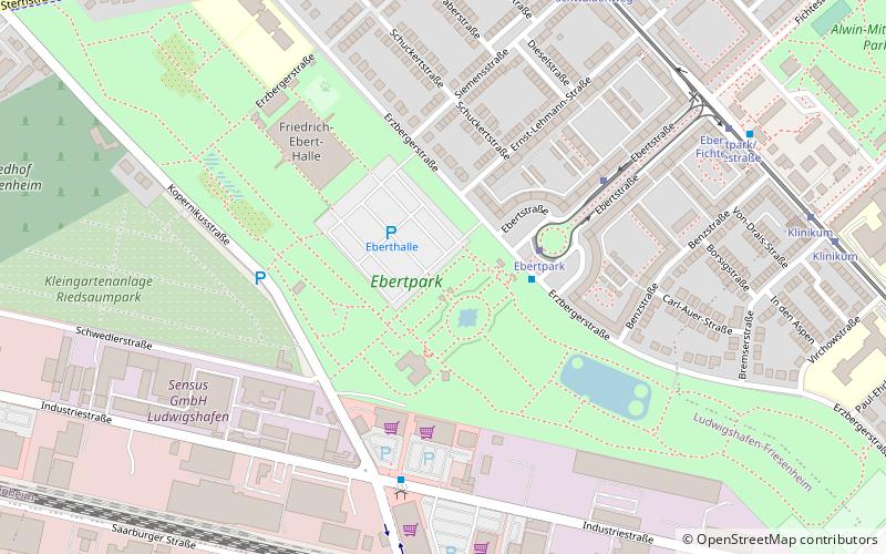 ebertpark ludwigshafen location map