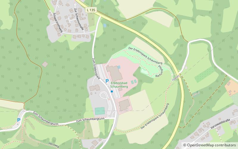 Erlebnisbad Schaumberg location map