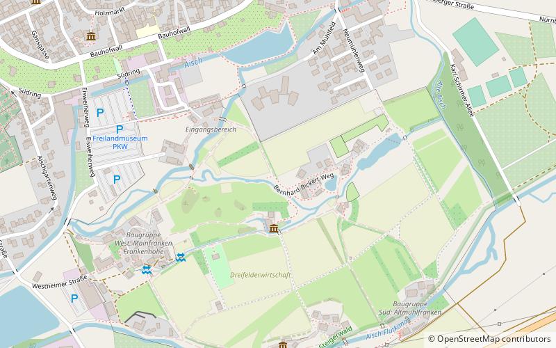 Freilandtheater Bad Windsheim location map