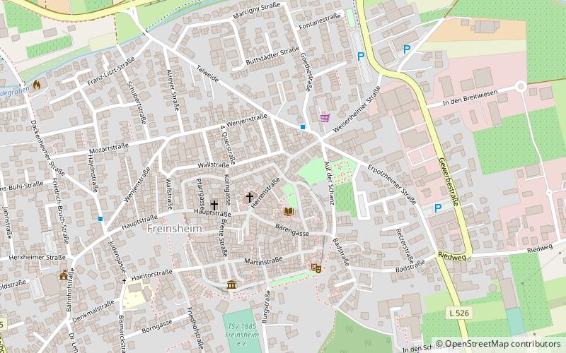 inneres eisentor freinsheim location map