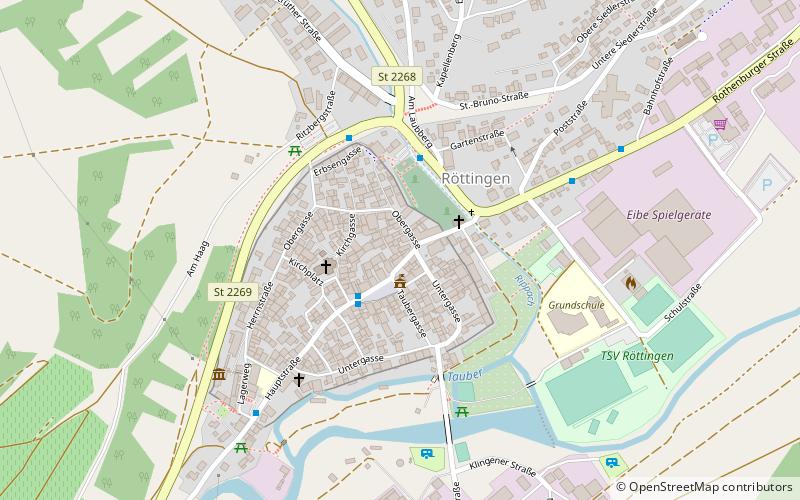 rottingen location map
