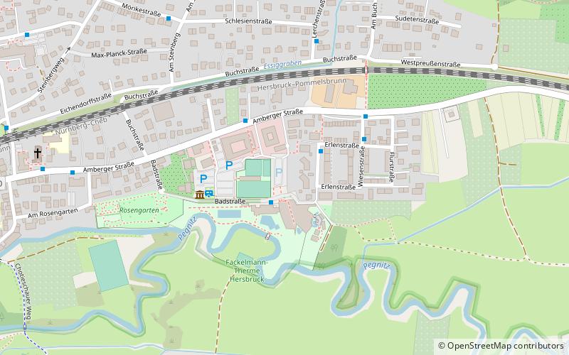 Dokumentationsort KZ Hersbruck location map