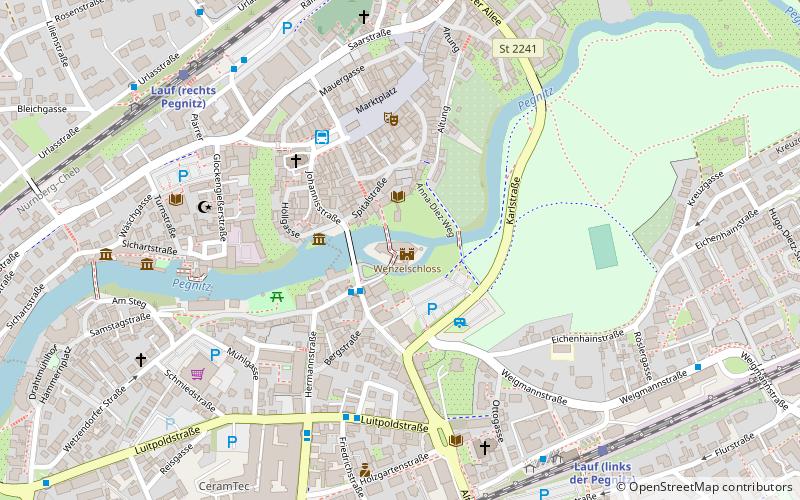 Wenzelschloss location map