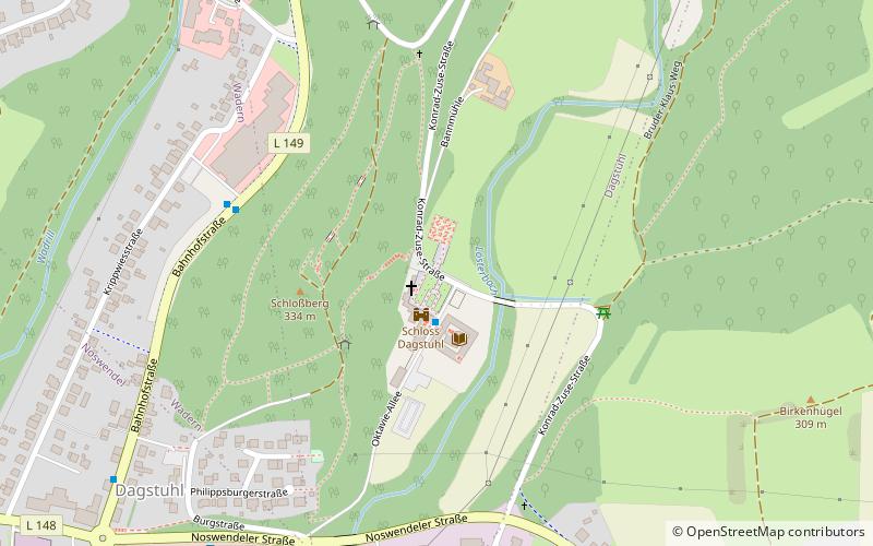 Schloss Dagstuhl location map